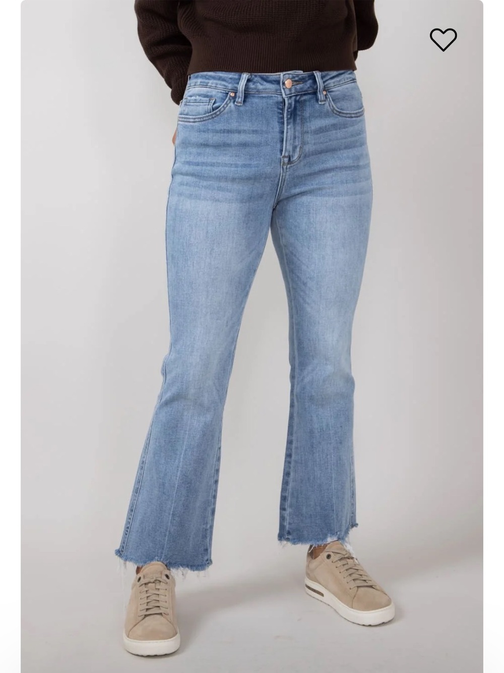 Mica High Rise Crop Flare Size 31